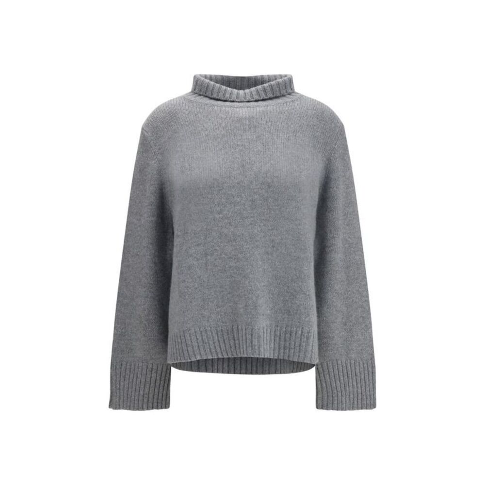 Allude Gray Cashmere Women's Turtleneck